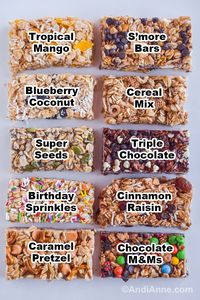 10 No Bake Granola Bars - Andi Anne