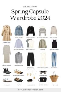 Learn how to build the perfect neutral spring capsule wardrobe for 2024 with our spring style guide. We’re sharing the wardrobe basics you need to create effortlessly chic spring outfits for women. Click through for the full neutral, minimalist and casual spring capsule wardrobe checklist plus over 20+ chic spring outfit ideas.