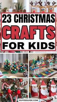 23 Christmas Crafts for Kids That Will Keep Them Entertained