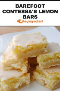 ONE-POT MEALS;Barefoot Contessa's Lemon Bars. Find out more at:https://www.keyingredient.com/recipes/643558185/barefoot-contessas-lemon-bars/