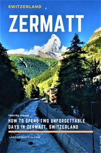 Our Unforgettable Visit To Zermatt, Switzerland - A Complete Travel Guide on how to spend two perfect days in Zermatt - how to reach there, where we stayed and things to do. - Land Of Travels #zermatt #switzerland #travel #europe #matterhorn #hiking #traveltips #travelguide #bestofeurope #eurotrip #europeanvacation #destinations #traveltips #travelguide #bucketlist #thingstodo #travelitinerary #traveldestinations #glacierexpress #scenictrains #gornergrat #kleinmatterhorn #rothorn #sunnegga