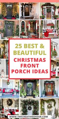 Discover 25 Christmas front porch ideas that bring outdoor spaces to life in 2023. From rustic and farmhouse styles to modern, cute, and easy DIY options, these decorations transform small and large areas into festive retreats. Whether you prefer coastal vibes, whimsical details, or simple and primitive touches, these affordable ideas add charm and joy to any country or contemporary entryway. Explore the magic of Christmas with these creative and budget-friendly designs.