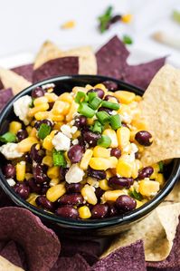 Black Bean, Corn & Feta Dip