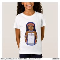 Xhosa, South African Matryoshka Girls' T-Shirt