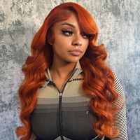 Brand: Karlami Hair Hair Material: 100% Human Hair Style: Body Wave Hair Hair Color: #350 Orange Ginger Human Hair Wigs Density: Natural 150% and full 180% density Lace Area: 13×4 Transparent Lace Wig Lace Type: Transparent lace,melt down perfectly,match all skins Hairline: Super Natural-looking Pre-Plucked Hairline with Baby Hair Cap Size: Average size 22.5 inches, multiple clips & an adjustable band inside the wig for a secure fit Can Be Dyed:Yes Shipping: Free shipping 3-7 days delivery Retur