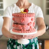 Danyelle Mathews on Instagram: Strawberry Lemonade Cake