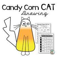 Treat your students with a sweet Halloween project that is totally sugar free! The drawing pages make this an easy craft to teach for any teacher with plenty of choices for differentiation so that kids of any skill level will have fun. I'll also give your a few different ideas for art techniques to make this art lesson eye-catching and throw in a quick math fraction tie-in just for fun.  Great for Halloween parties and a sanity saver for the day before or after trick-or-treating! What you get: T