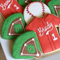 Baseball Theme Cookies | Bases Loaded! – Southern Sugar Bakery