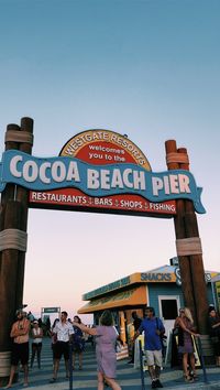 Cocoa beach pier is the absolute cutest. It has a restaurant overlooking the beach, little shops, and historical facts and pictures everywhere about the areas history.  #florida #cocoabeach #beach #vacation #travel #pier