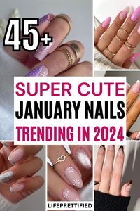 Looking for the most perfect nails to get this January?! Look no further than these 45+ Frosty and cute nail designs perfect for the month of January! January nail inspo, January nail designs, January nails winter simple, January nails ideas, January nails ideas simple, January nail colors.