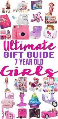 BEST Gifts 7 Year Old Girls! The ultimate gift guide for gifts for 7 year old girls. Get the best ideas for 7th (seven) birthday gifts or Christmas gifts for 7 year old girls. Kids & children will love these fun products. Top toys for girls as well as non toys!