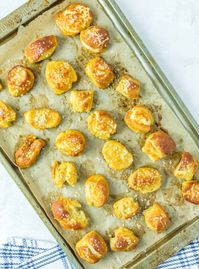 Soft, salty and addictive these Pretzel Bites are a delicious snacking recipe for any occasion. With minimal ingredients they are fun to make and easier to eat.