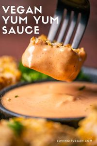 This vegan yum yum sauce is creamy, tangy and amazing! This popular Japanese-style sauce is so easy to make and a perfect dipping sauce.