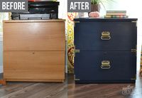 A Campaign Dresser Inspired Filing Cabinet Makeover + Win the Entire Amanda Forrest FAT Paint Collection! (Ends 03/07) | The DIY Mommy