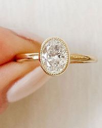 Vintage Engagement Rings With Stunning Details ★ vintage engagement rings yellow and rose gold rings2