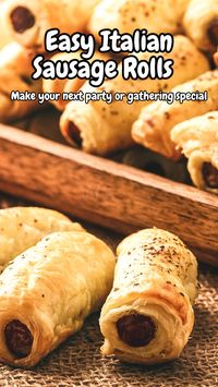 🍴✨ Whip up these Easy Italian Sausage Rolls for a flavorful and crowd-pleasing appetizer or main dish! Made with savory Mild Italian Sausage, these rolls are packed with Italian herbs and spices, making them a delicious twist on classic Sausage Meatballs. Perfect for parties, weeknight dinners, or meal prep, this Italian Sausage Recipes is quick, easy, and sure to impress. Whether you're a fan of Pork Sausage Meatballs or looking for Meatball Recipes Easy, these rolls are a must-try! 🥖🧀 #ItalianSausageMeatballs #BakerByNature #ItalianMeatballsRecipe