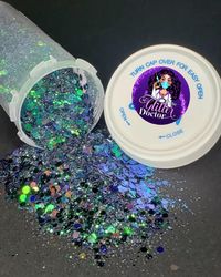 🌟When it comes to special chunky glitter mixes, this is hands down the very BEST! This color shift...🌟