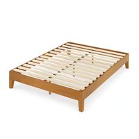 Zinus Brown Deluxe Wood Frame 12 in. Queen Platform Bed with Easy Assembly SPI-APDW-12Q - The Home Depot