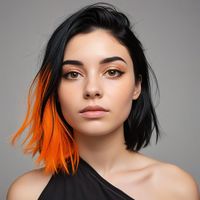 Want some alternative hair color ideas? Why not dye your black hair a shock of orange? These are some ideas for colorful hair that are perfect for summer.