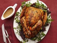 Turkey with Stuffing Recipe | Alton Brown | Food Network