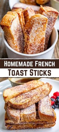 Homemade French Toast Sticks