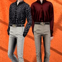 [sudal] Simple shirt & GUCCI belt pant M | sudal - sims on Patreon