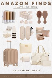 Amazon Travel Finds!! Neutral & aesthetically pleasing! 🙌🏼✈️🧳  Follow my shop @Itsjasminedesiree on the @shop.LTK app to shop this post and get my exclusive app-only content!  #liketkit #LTKtravel @shop.ltk https://liketk.it/4wNJ8