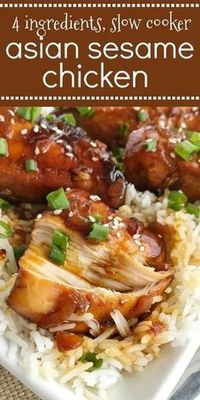 Slow Cooker Asian Sesame Chicken