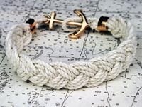 anchor & rope bracelet, Sailor / Nautical