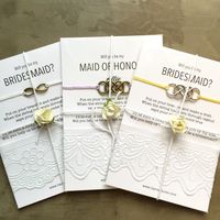 will you be my bridesmaid bracelets