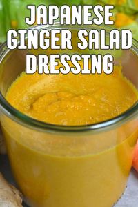 You don't even need to leave your kitchen to create this restaurant-style Japanese ginger salad dressing. It is the perfect way to bring sweet and tangy flavor to your salads.