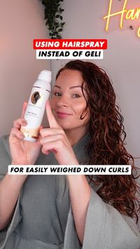 ad. Fine or easily-weighed down curls? This is for YOU!👌 ➡️ If gels weigh your curls down but you still need strong hold, HAIRSPRAY is a… | Instagram