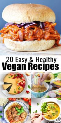 Are you looking for delicious and easy vegan recipes for the whole family? Then look no further! We've got 20 vegan recipes that are perfect for breakfast, lunch, dinner, and dessert! #vegan #veganrecipes #vegetarian