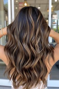 27 Dark Brown Hair With Highlights Hairstyles That Will Add Depth and Dimension