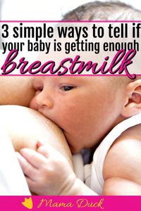 Whether or not your baby is getting enough milk when you are breastfeeding can be a scary thought for a new breastfeeding mom. But sometimes increasing breastmilk supply isn't necessary. All you need to know is if baby is getting enough! Before you dive into how to boost your supply with diet and pumping, ask yourself these 3 simple questions! #breastfeeding #milksupply #newmom