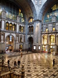 Antwerp Central train station, Belgium.