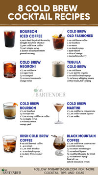 Indulge in the smooth and refreshing world of Cold Brew Cocktail Recipes! 🍹 Elevate your mixology game with these delightful concoctions, blending the boldness of cold brew coffee with the sophistication of your favorite spirits. From Espresso Martinis on ice to creamy Cold Brew White Russians, discover the perfect balance of buzz and bliss. Cheers to a chilled, caffeinated adventure! ☕🍸 #ColdBrewCocktails