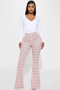 Buy See You Again Plaid Flare Pant in Blush/combo from Fashion Nova. These Pants are available in most sizes. Receive free US shipping on orders over $75.