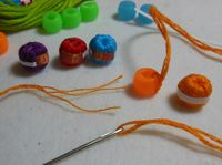 How to make a miniature ball of thread – Recycled Crafts