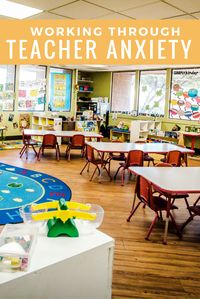 Working Through Teacher Anxiety. Some things to help calm your nerves as a teacher.