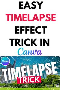 Unlock the secret to creating stunning timelapse effects effortlessly with this easy tutorial in Canva! on our step-by-step guide will walk you through the process of adding a captivating timelapse effect to your projects. Watch now to discover the tricks and tips that will take your Canva designs to the next level! Don't miss out – create visually striking content with ease. Subscribe for more Canva hacks and design tutorials!