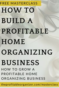 We're going LIVE October, 2nd @ 6pm EST to talk about how you can build a profitable home organizing business you love! Are you tuning in? If so, go ahead and register so you don't miss out!