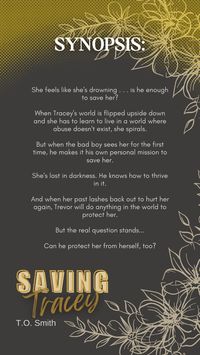 book description for the book 'Saving Tracey' by T.O. Smith. -book 1 in the Finding Hope series- ( created by: etherealdreams.s )