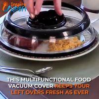 Food Saver Vacuum Cover 😍 Your food will last longer and it's easy to see what you've got stored, so there's less waste. Lightweight and durable, the Food Saver Vacuum Cover is BPA free, dishwasher safe and microwave safe, plus, they're stackable for easy storage. Currently 50% OFF with FREE Shipping!