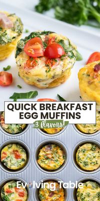 Super fluffy and loaded with your favorite fillings, this Breakfast Egg Muffin Cup recipe is so easy to make and a healthy way to start the day! Eggs are whisked together, poured into a muffin tin, and then baked in the oven to make the cutest mini egg frittatas. This low-carb and keto egg cup recipe is a great base for a ton of filling options: bacon and cheddar, ham and Swiss cheese, or a veggie version with tomatoes and spinach!