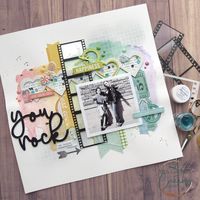 You Rock Beautiful - Project Idea - Scrapbook.com