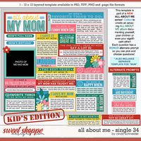 Cindy's Layered Templates - All About Me Single 34 by Cindy Schneider