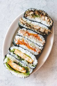 Onigirazu is the perfect lunch or snack for anyone who loves the delicious taste of sushi rolls but wants a more portable and convenient option! Learn how to make it in 3 ways!