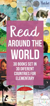 30 Books Set Around The World for Elementary: Read Around the World