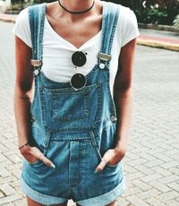 a summer must-have: denim overalls